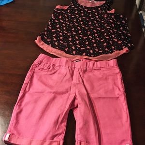 Children’s pink cat outfit